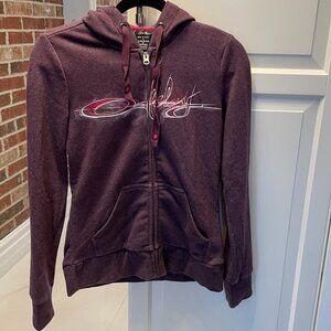 Oakley, Women Full Zip Hoodie, Sz small, slim fit
